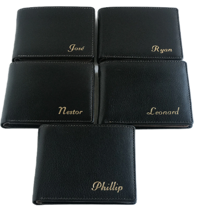 Bifold Leather Wallet-Slim