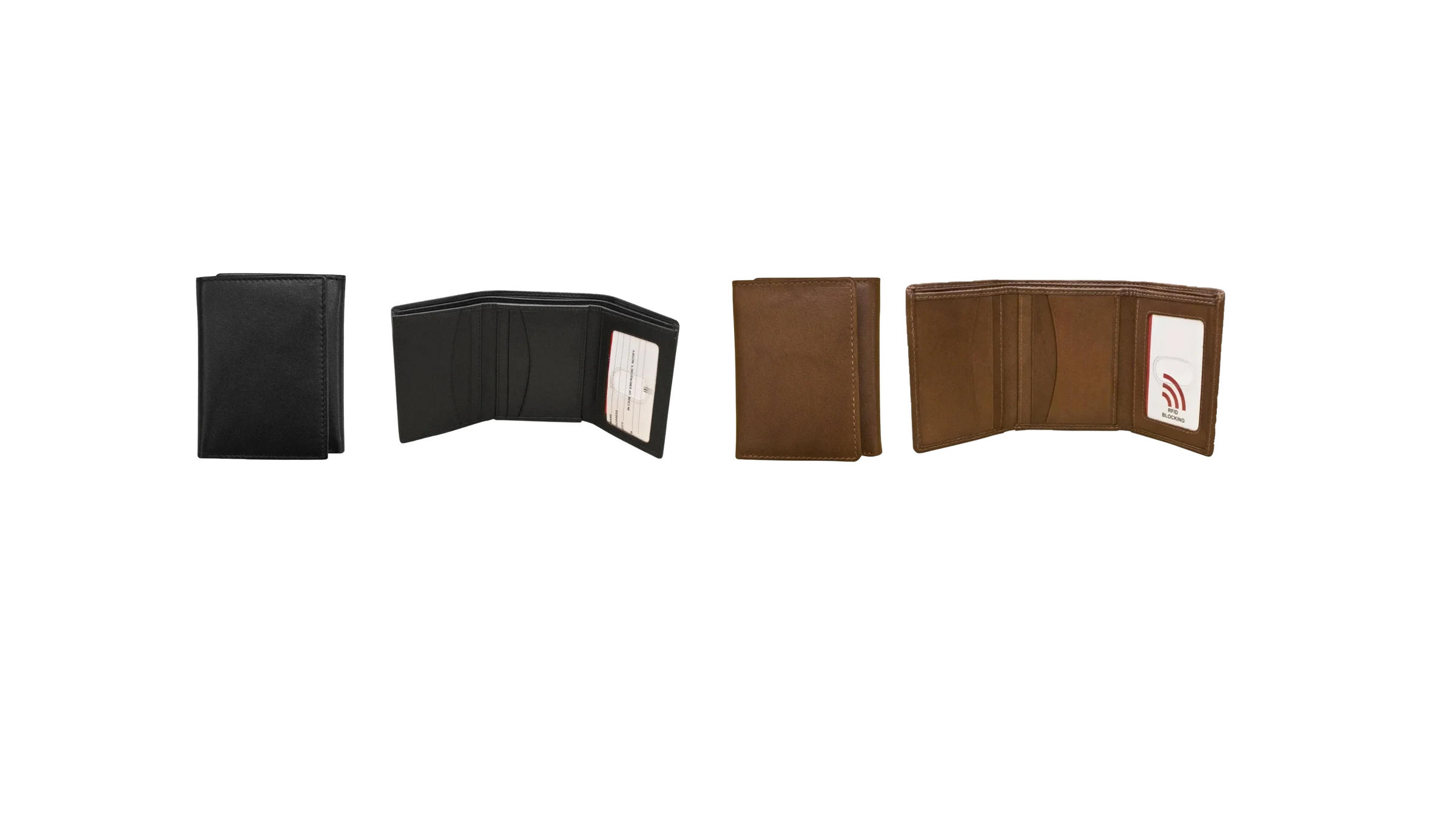 Men's Trifold Leather Wallets