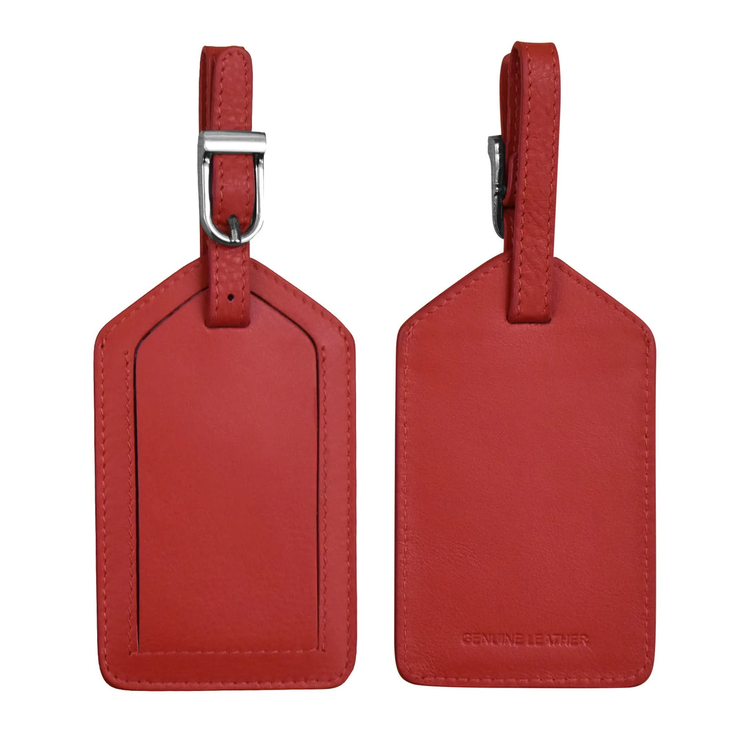 Personalized Leather Luggage Tag