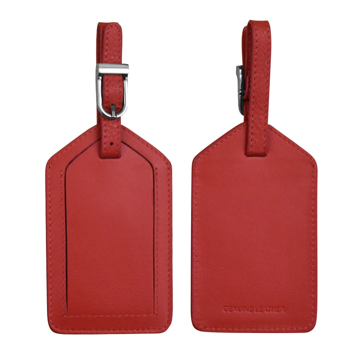 Personalized Leather Luggage Tag