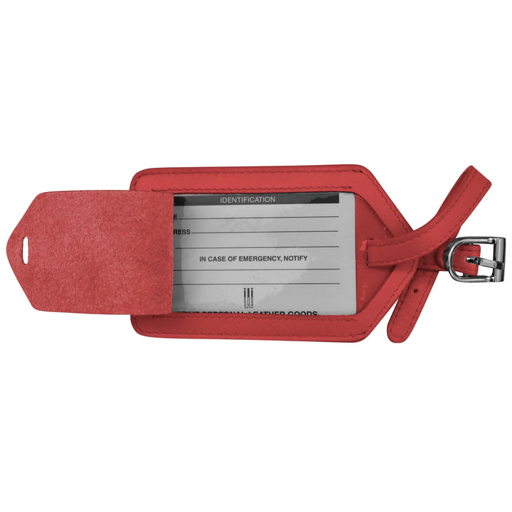 Personalized Leather Luggage Tag