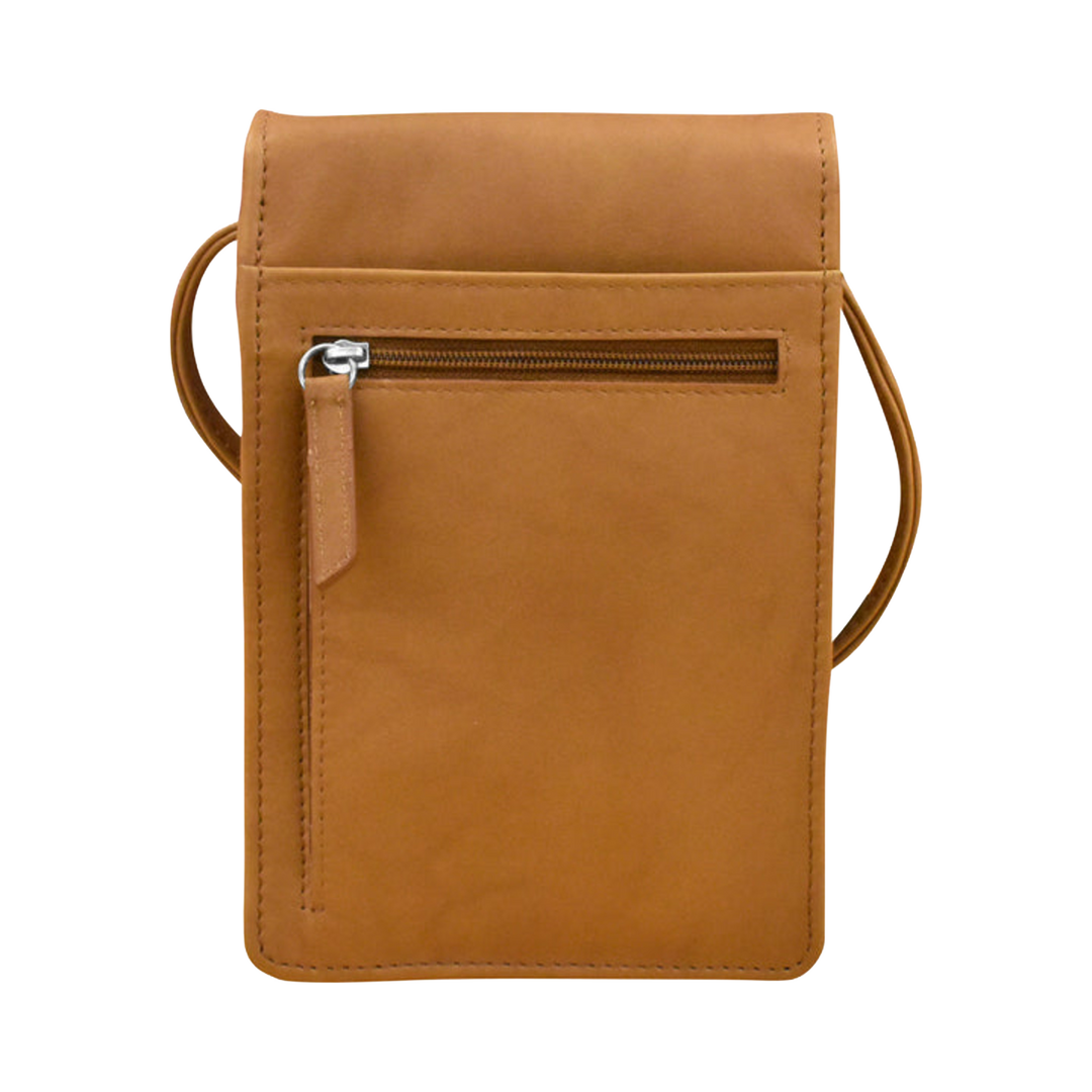 Personalized Crossbody Leather Travel Organizer