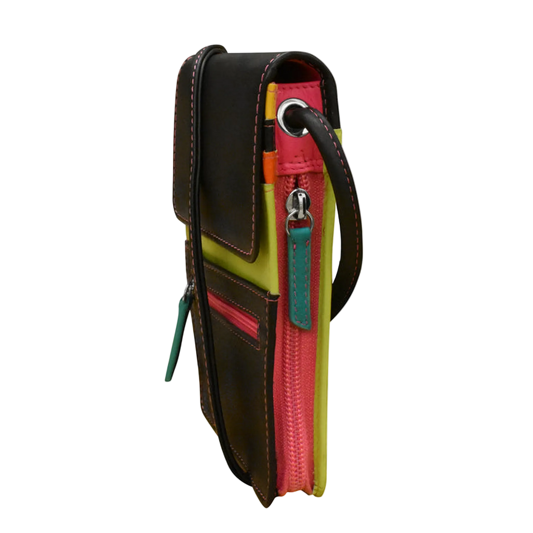 Side view showing zip