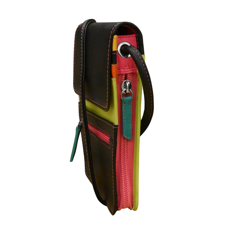 Side view showing zip