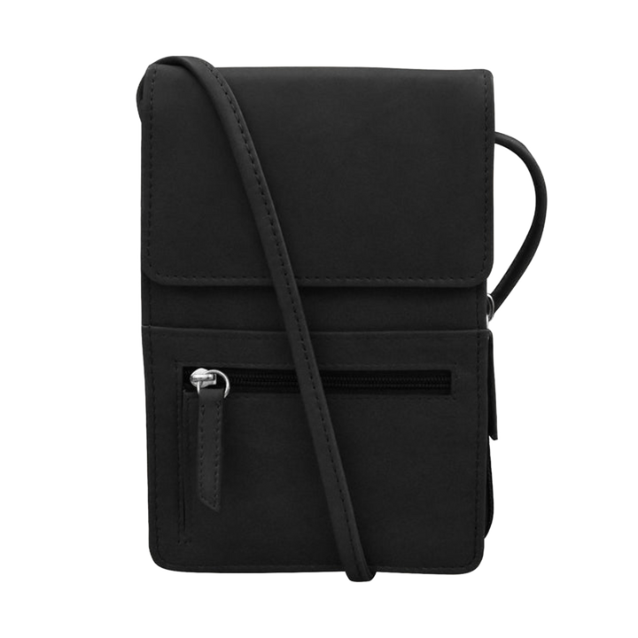 Personalized Crossbody Leather Travel Organizer
