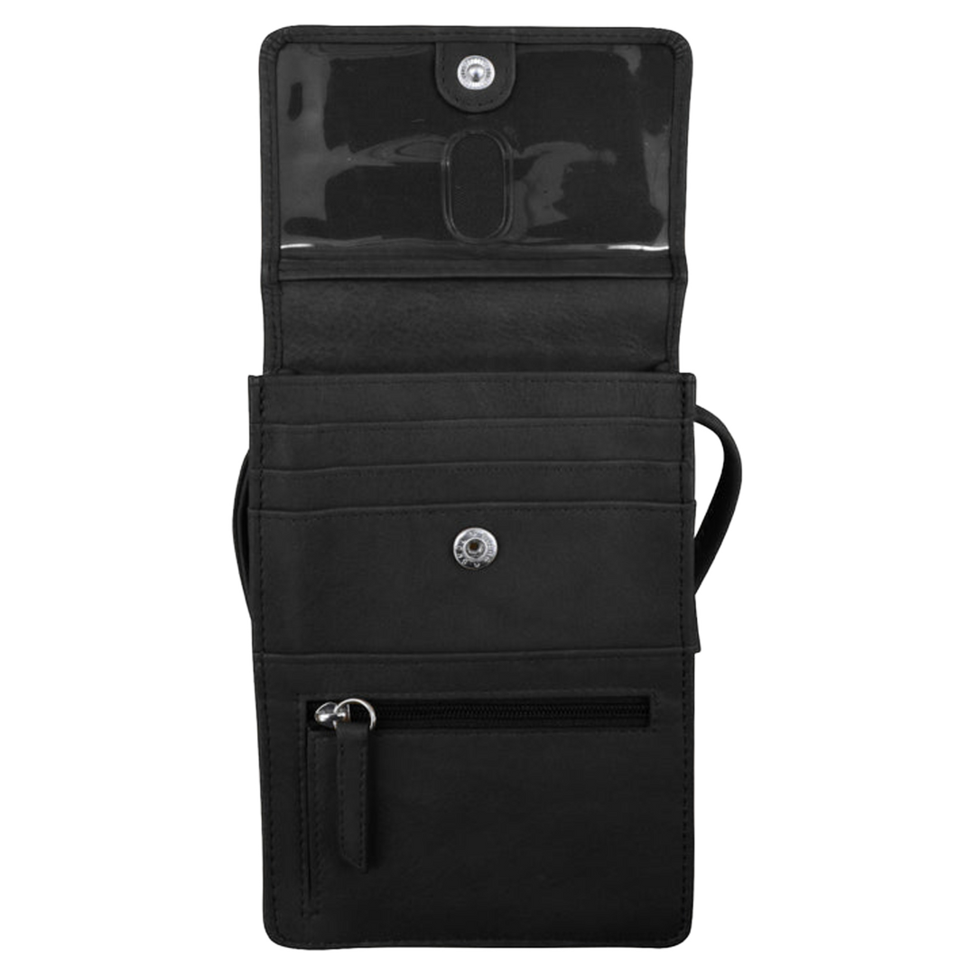 Personalized Crossbody Leather Travel Organizer