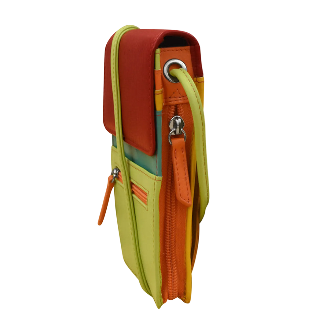 Side view showing zip