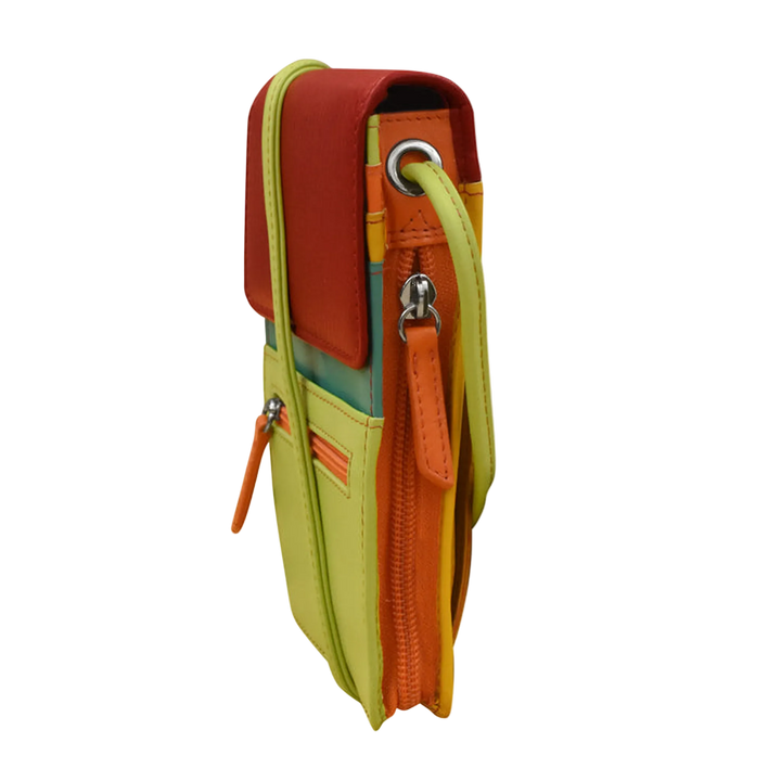 Side view showing zip