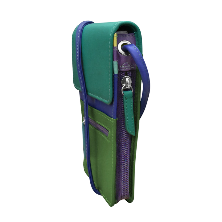 Side view showing zip