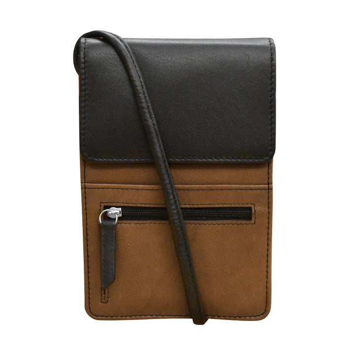 Personalized Crossbody Leather Travel Organizer