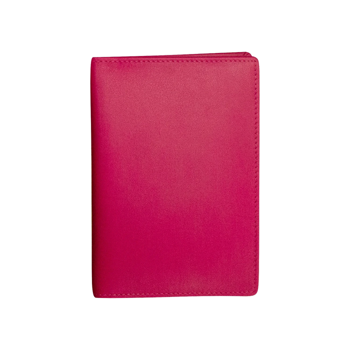 Indian Pink passport cover, closed