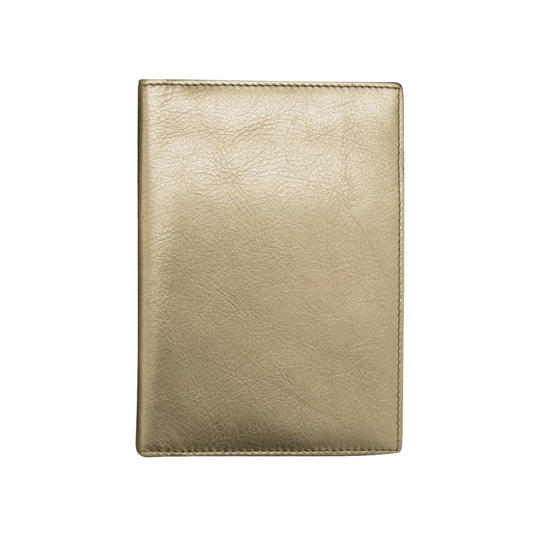 Light Gold passport cover, closed