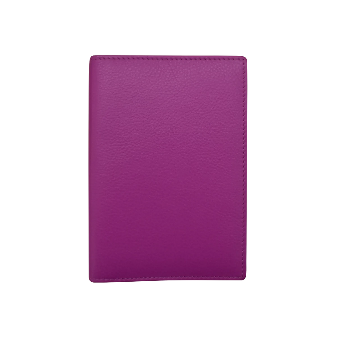 Orchid passport cover, closed