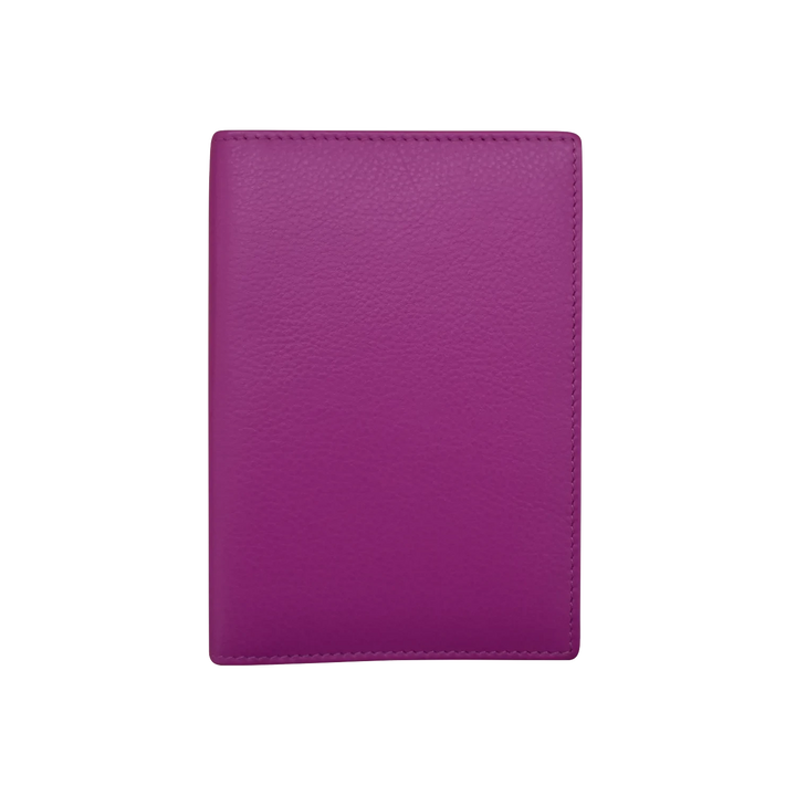 Orchid passport cover, closed