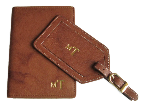 Passport Holder-Leather, customizable