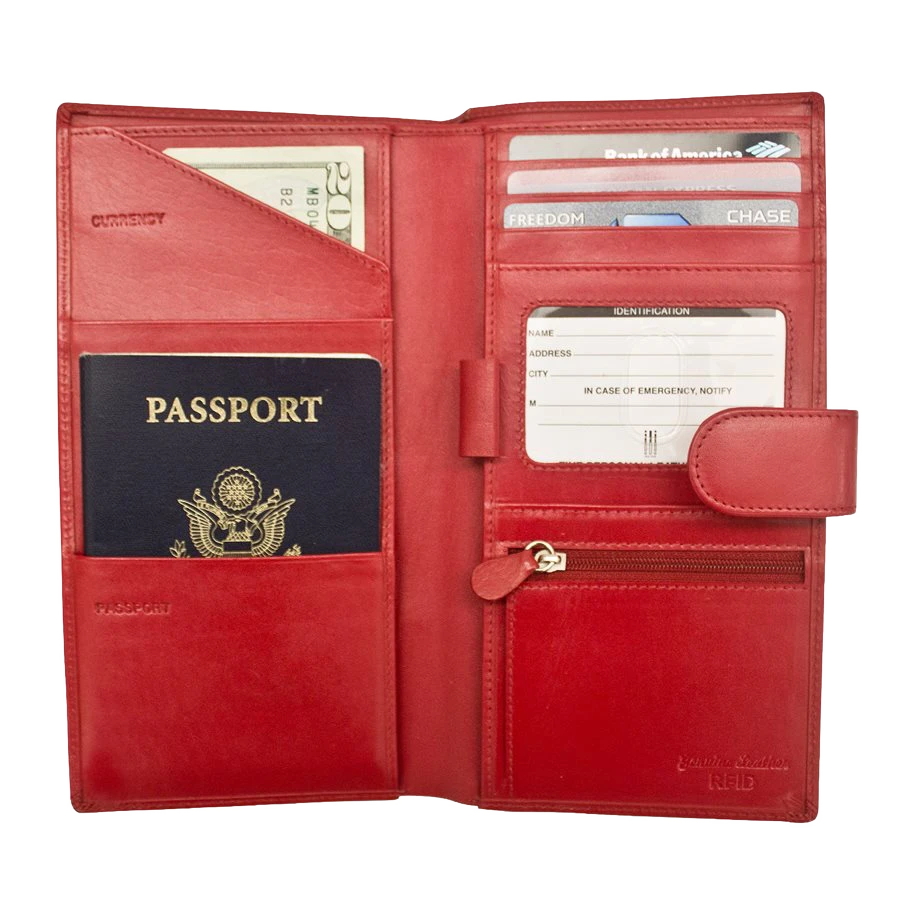 Leather Travel Wallet