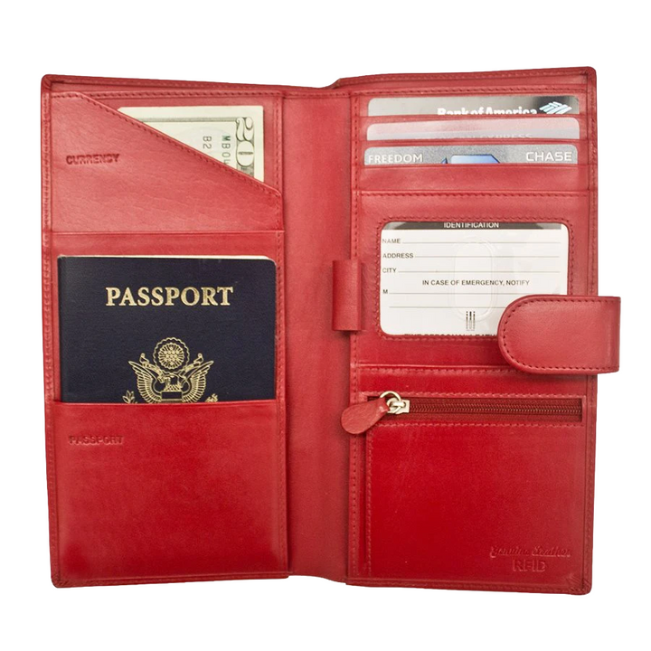 Leather Travel Wallet